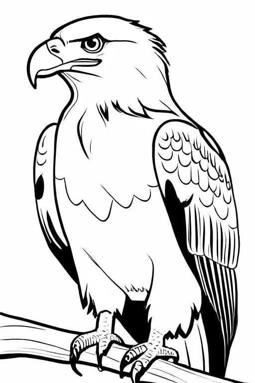 Eagle Coloring Page 28 for Kids