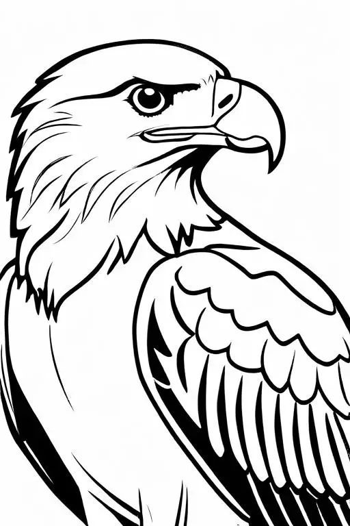 Eagle Coloring Page 30 for Kids