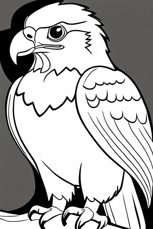 Eagle Coloring Page 5 for Kids