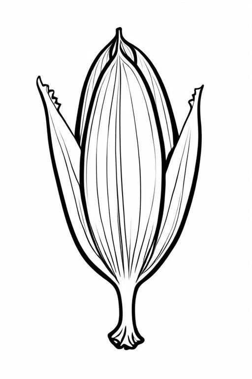 Endive Coloring Page 26 for Kids