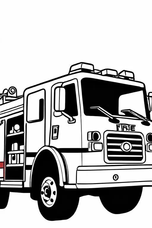 Fire Coloring Page 14 for Kids