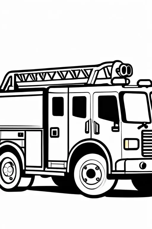 Fire Coloring Page 15 for Kids