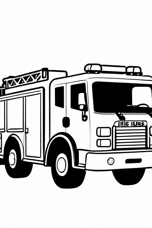 Fire Coloring Page 17 for Kids