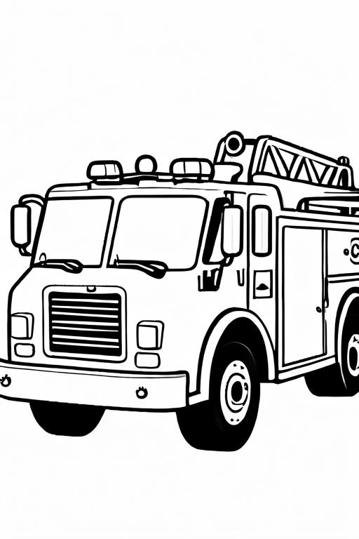 Fire Coloring Page 18 for Kids