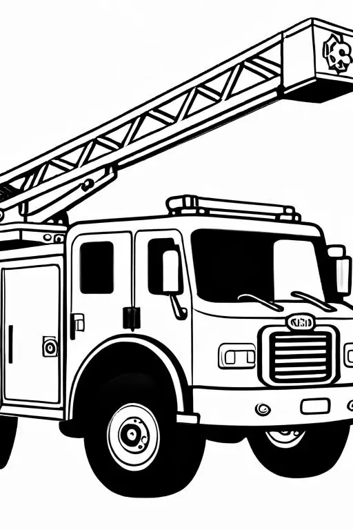 Fire Coloring Page 21 for Kids