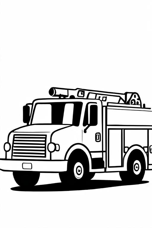 Fire Coloring Page 24 for Kids