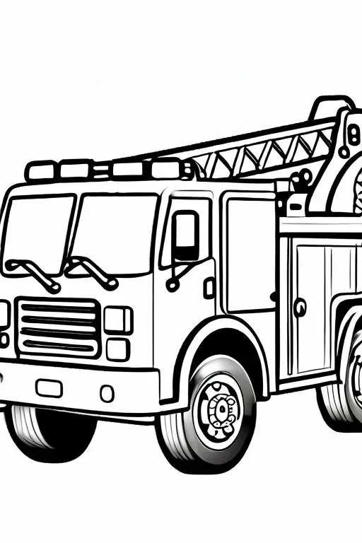 Fire Coloring Page 26 for Kids