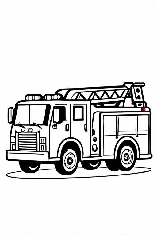 Fire Coloring Page 27 for Kids