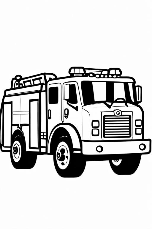 Fire Coloring Page 28 for Kids