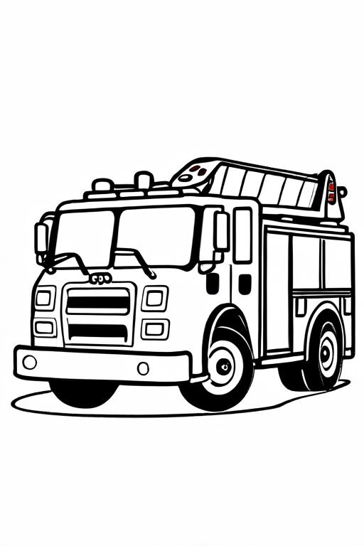 Fire Coloring Page 29 for Kids