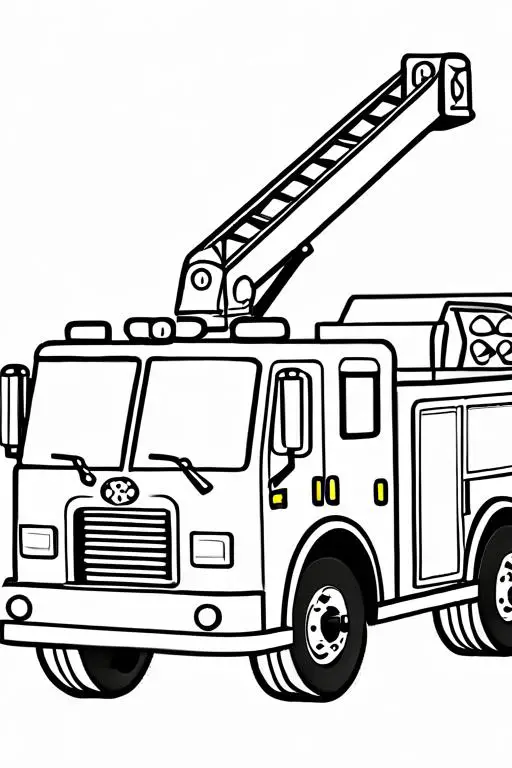 Fire Coloring Page 31 for Kids