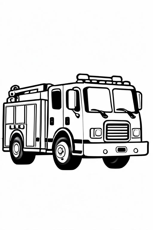 Fire Coloring Page 33 for Kids