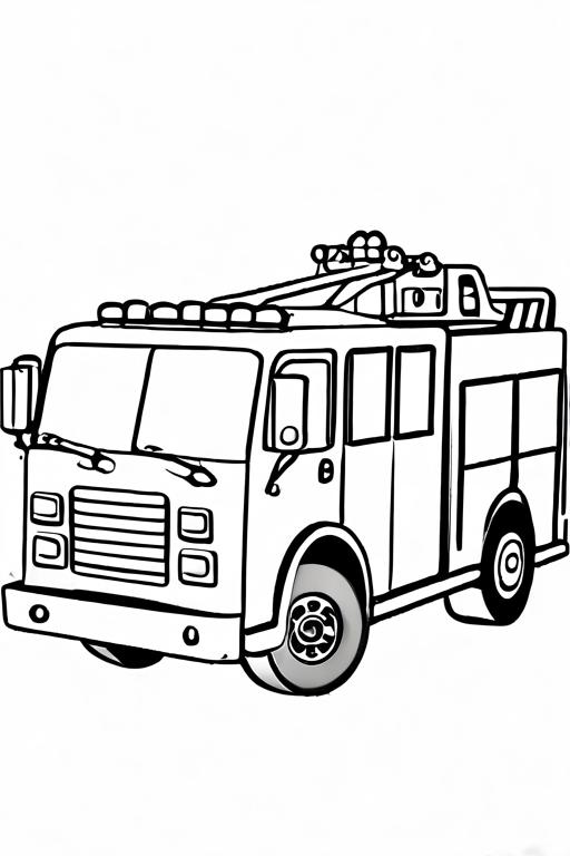 Fire Coloring Page 36 for Kids