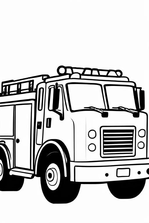 Fire Coloring Page 37 for Kids