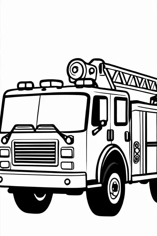 Fire Coloring Page 38 for Kids