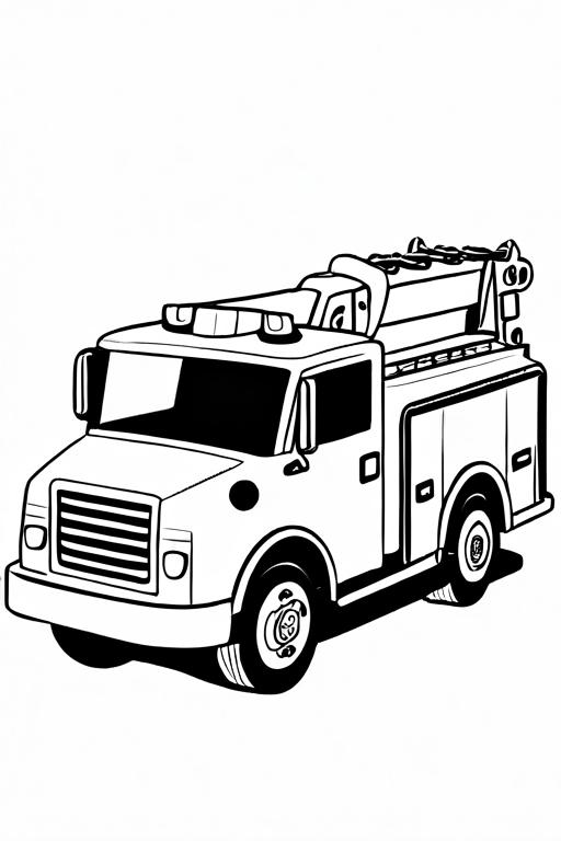 Fire Coloring Page 39 for Kids