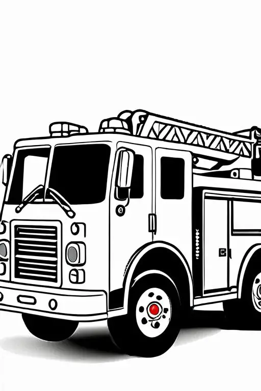 Fire Coloring Page 40 for Kids