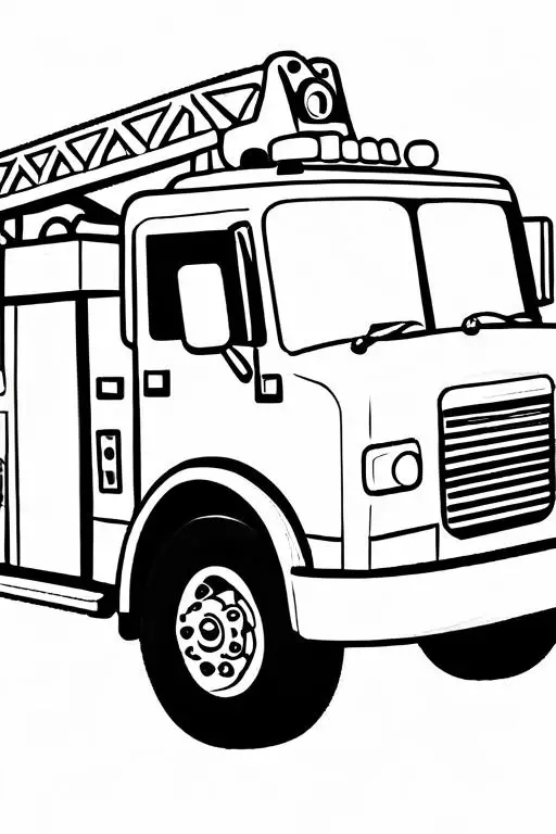 Fire Coloring Page 9 for Kids