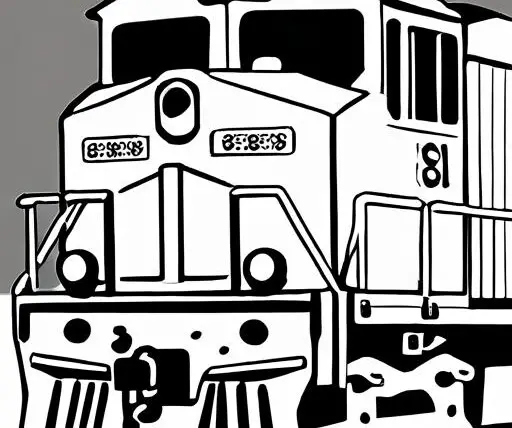 Freight Coloring Page 1 for Kids