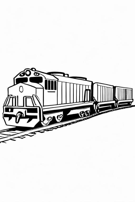 Freight Coloring Page 11 for Kids