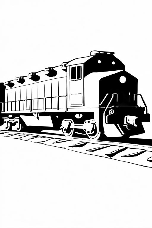 Freight Coloring Page 12 for Kids