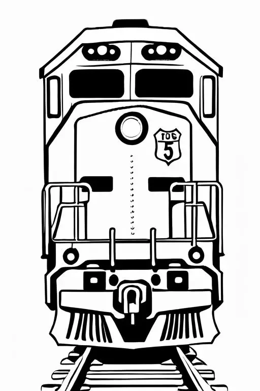 Freight Coloring Page 13 for Kids