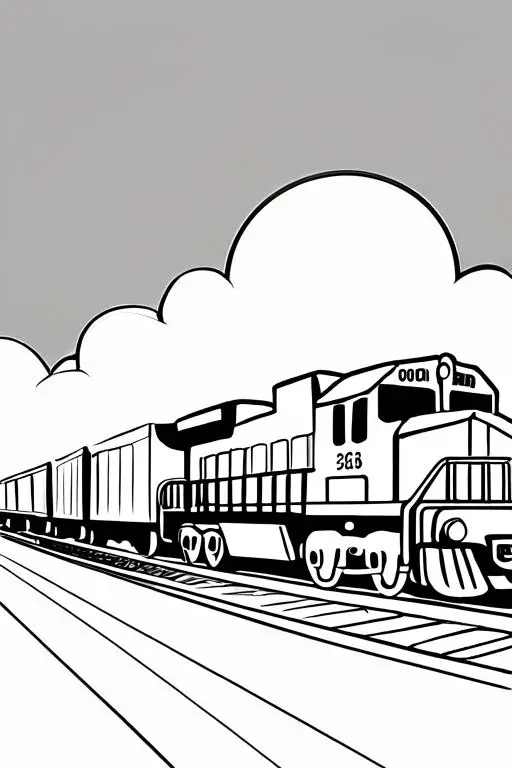 Freight Coloring Page 14 for Kids