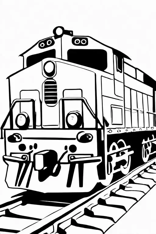 Freight Coloring Page 15 for Kids