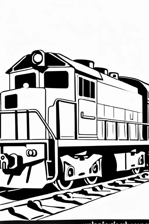 Freight Coloring Page 18 for Kids