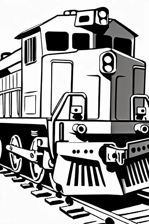 Freight Coloring Page 19 for Kids