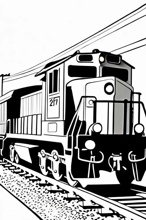 Freight Coloring Page 20 for Kids