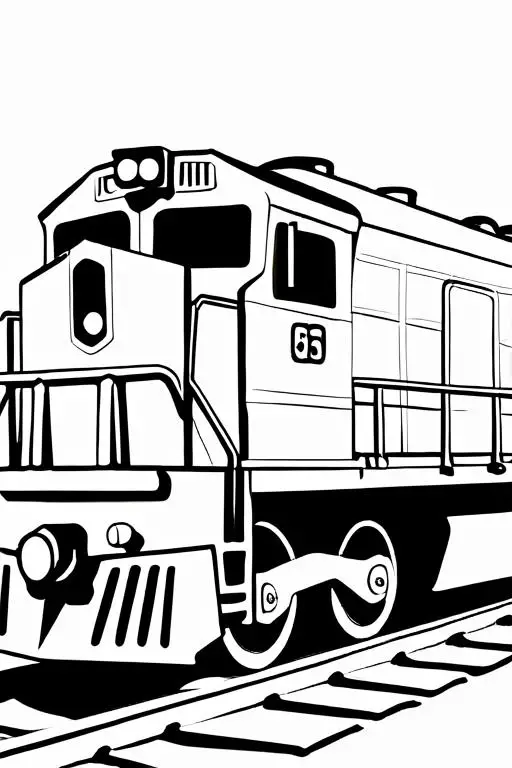 Freight Coloring Page 4 for Kids