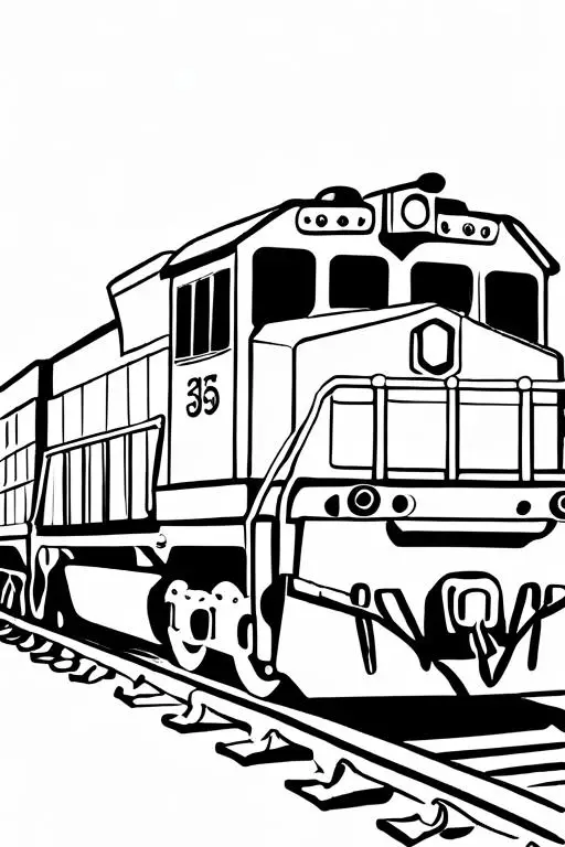 Freight Coloring Page 7 for Kids