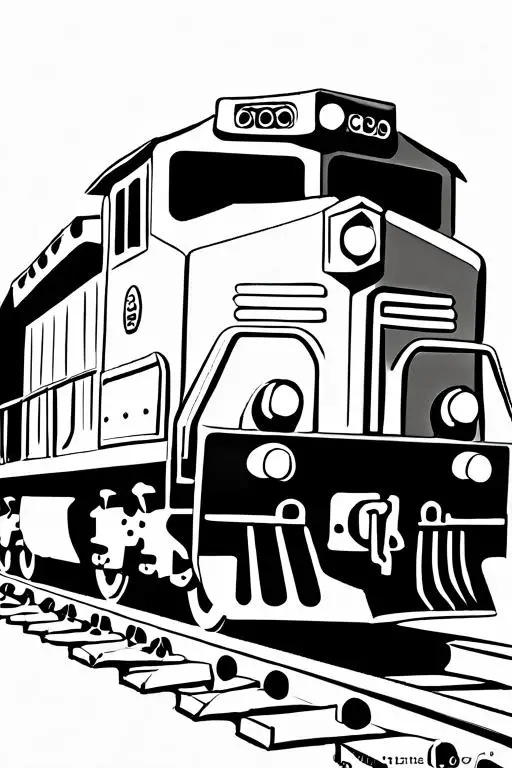 Freight Coloring Page 8 for Kids