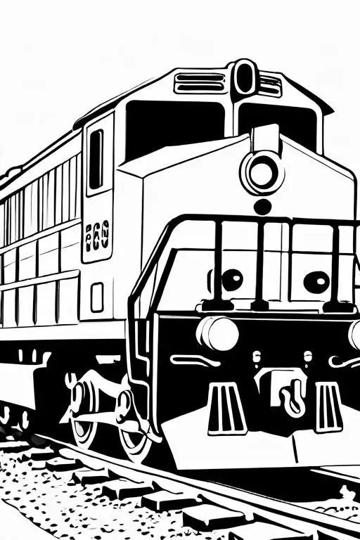 Freight Coloring Page 9 for Kids