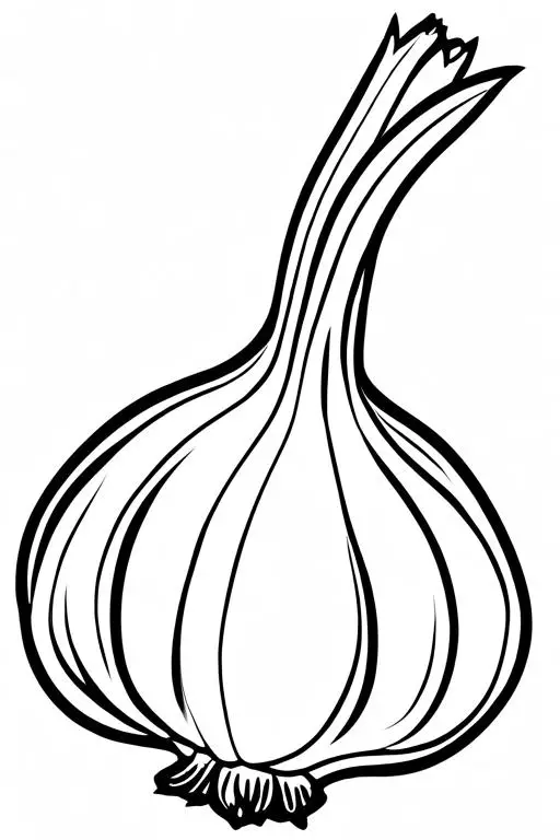 Garlic Coloring Page 20 for Kids