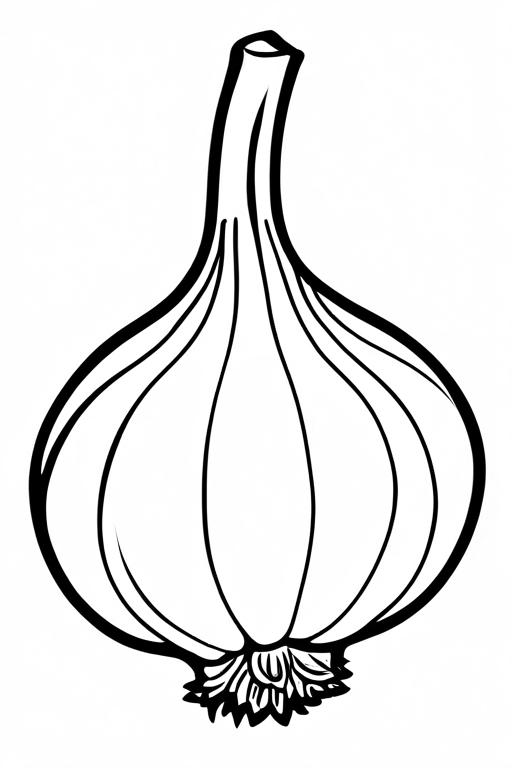 Garlic Coloring Page 26 for Kids