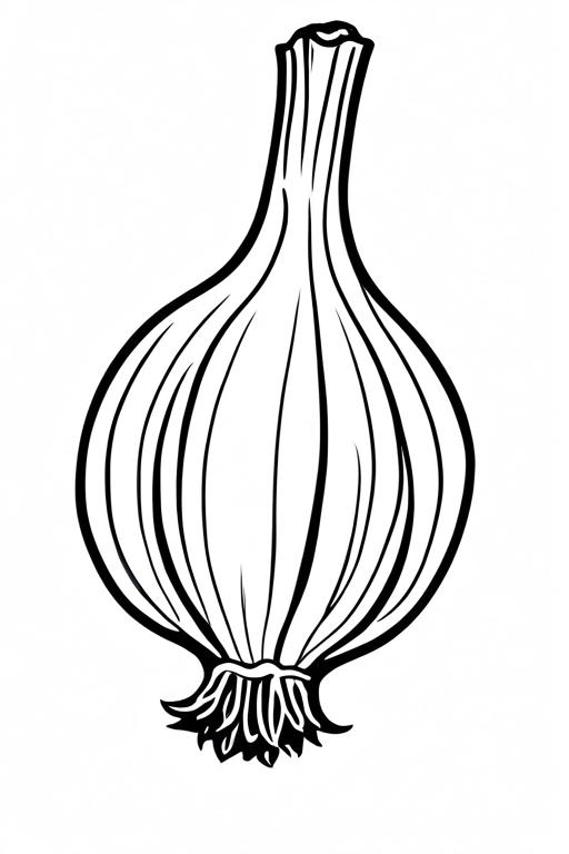 Garlic Coloring Page 31 for Kids