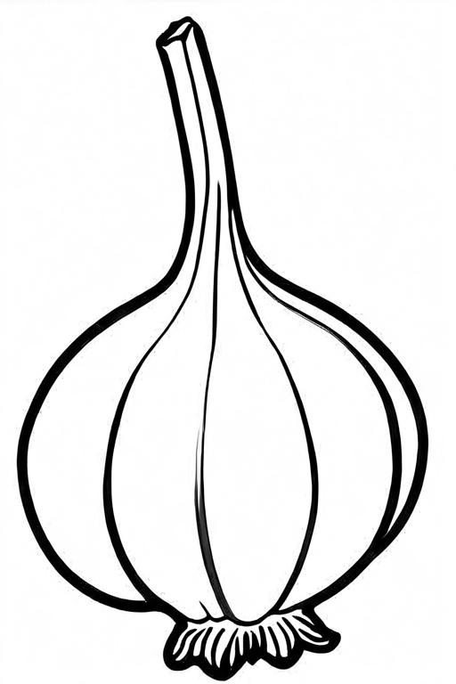 Garlic Coloring Page 35 for Kids