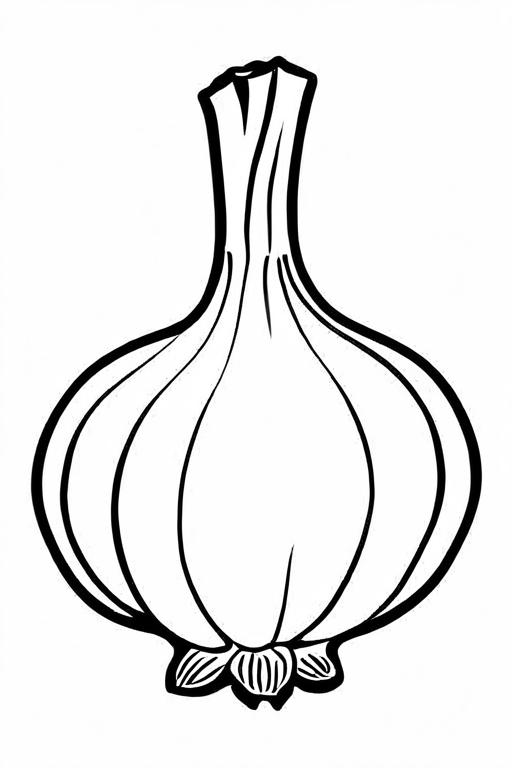 Garlic Coloring Page 45 for Kids