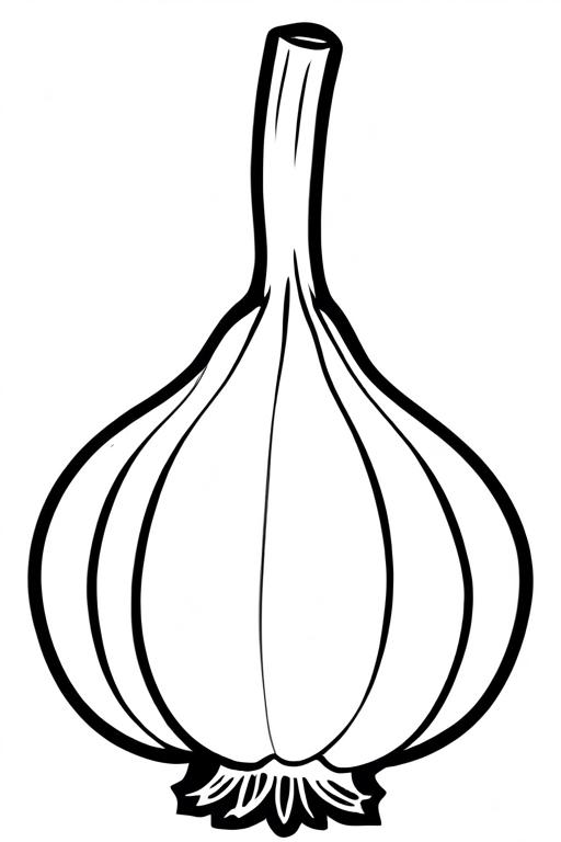 Garlic Coloring Page 46 for Kids