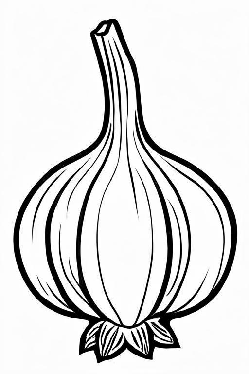 Garlic Coloring Page 53 for Kids