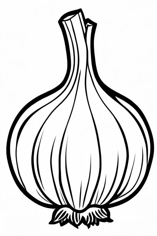 Garlic Coloring Page 55 for Kids