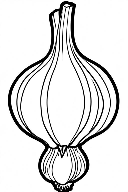 Garlic Coloring Page 63 for Kids