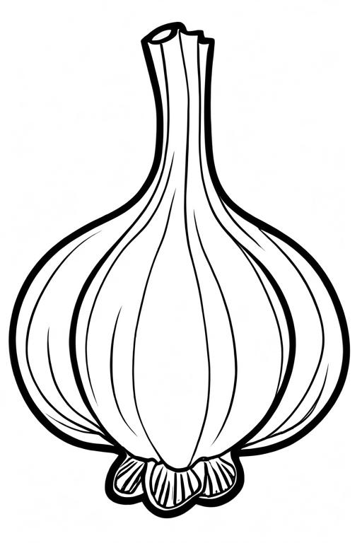 Garlic Coloring Page 65 for Kids