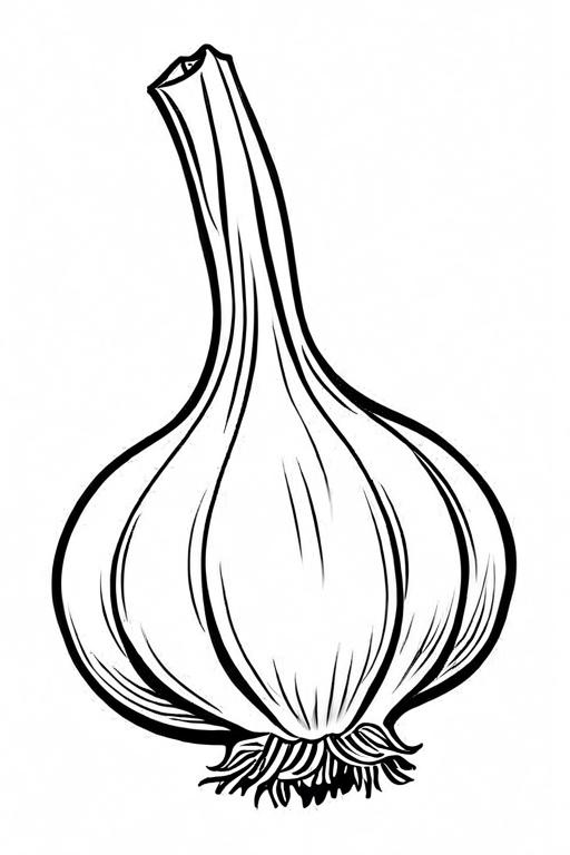 Garlic Coloring Page 67 for Kids