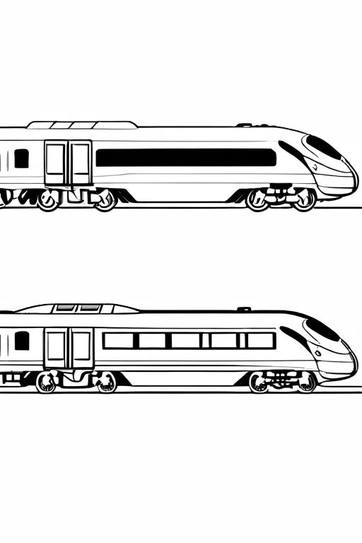 High-Speed Coloring Page 13 for Kids