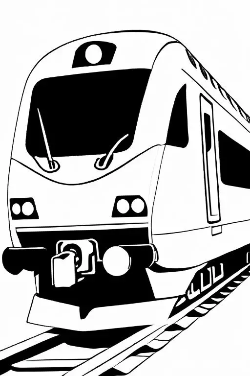 High-Speed Coloring Page 23 for Kids