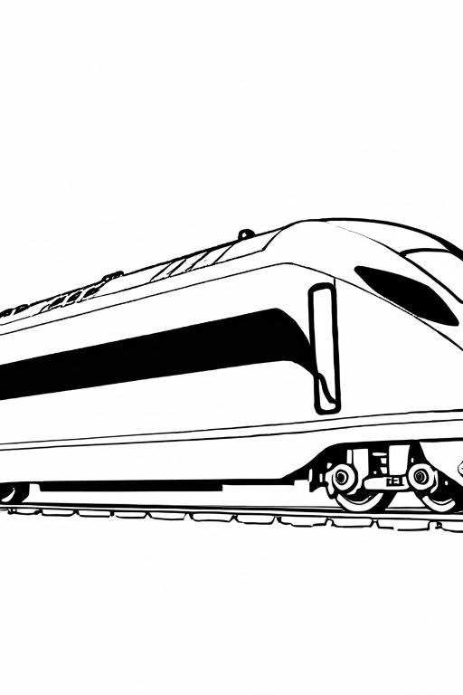 High-Speed Coloring Page 31 for Kids