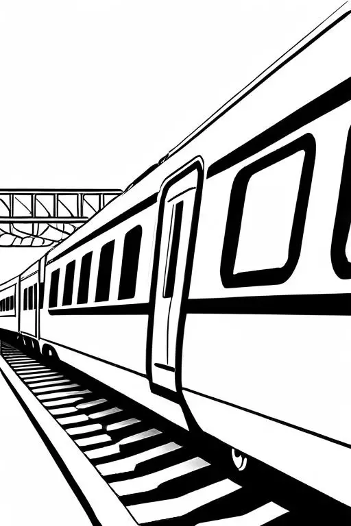 High-Speed Coloring Page 39 for Kids